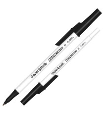 Penna sfera - cappuccio - Kilometrico Recycled - punta 1,0 mm - colori assortiti - Papermate - conf. 8 pezzi