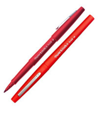 Pennarello Flair Nylon - punta feltro - 1,10mm - rosso - Papermate Pennarello Flair Nylon - punta feltro - 1,10mm - rosso - Papermate