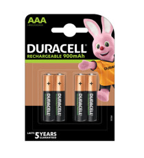 Pila ministilo AAA - 1,2V - Precharged - ricaricabili - Duracell - blister 4 pezzi