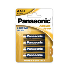 Pila stilo AA - 1,5V - Alkalin Power - Panasonic - blister 4 pezzi Pila stilo AA - 1,5V - Alkalin Power - Panasonic - blister 4 pezzi