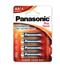 Pila stilo AA - 1,5V - ProPower - LR6 - Panasonic - blister 4 pezzi Pila stilo AA - 1,5V - ProPower - LR6 - Panasonic - blister 4 pezzi