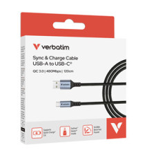 Verbatim - Cavo USB-A a USB-C_18W- 31843 - 120cm Verbatim - Cavo USB-A a USB-C_18W- 31843 - 120cm