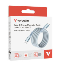 Verbatim - Cavo USB-C to USB-C 100W  - Blu - 31856 - 120cm Verbatim - Cavo USB-C to USB-C 100W  - Blu - 31856 - 120cm