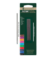 Minirefill per sfera multifunzione  - punta media - nero - Monteverde - conf. 4 pezzi