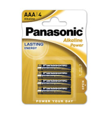 Pila ministilo AAA - 1,5V - Alkaline Power - Panasonic - blister 4 pezzi Pila ministilo AAA - 1,5V - Alkaline Power - Panasonic - blister 4 pezzi