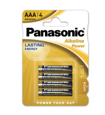 Pila ministilo AAA - 1,5V - Alkaline Power - Panasonic - blister 4 pezzi Pila ministilo AAA - 1,5V - Alkaline Power - Panasonic - blister 4 pezzi