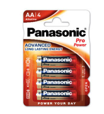 Pila stilo AA - 1,5V - ProPower - LR6 - Panasonic - blister 4 pezzi Pila stilo AA - 1,5V - ProPower - LR6 - Panasonic - blister 4 pezzi