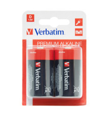 Pila torcia - D - 49923 - alcalina - Verbatim - blister 2 pezzi