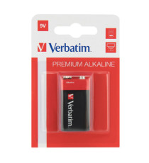 Pila Transistor - 9V - 49924 - alcalina - Verbatim - blister 1 pezzo
