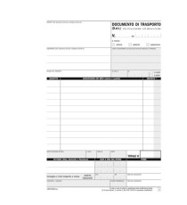 Blocco DDT - 33/33/33 copie autoricopianti - 21,5 x 14,8 cm - DU1607CD330 - Data Ufficio