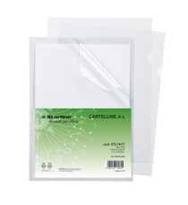 Cartellina a L Top - liscio - 22 x 30 cm - trasparente - Starline - conf. 50 pezzi Cartellina a L Top - liscio - 22 x 30 cm - trasparente - Starline - conf. 50 pezzi