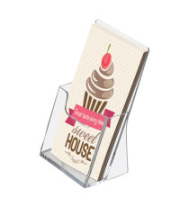 Portadepliant da banco - 1 tasca 1/3 A4 - 11 x 19,8 x 8,3 cm - Tecnostyl