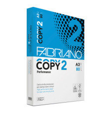 Carta Copy 2 - A3 - 80 gr - bianco - Fabriano - conf. 500 fogli Carta Copy 2 - A3 - 80 gr - bianco - Fabriano - conf. 500 fogli