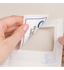 Etichette badge - in seta acetata - laser - rimovibili - 80 x 50 mm - 10 et/fg - 20 fogli - bianco - Avery Etichette badge - in seta acetata - laser - rimovibili - 80 x 50 mm - 10 et/fg - 20 fogli - bianco - Avery