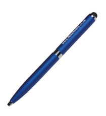 Penna detectabile retrattile 2 in 1 - per iphone ipad e tablet - 13,5 cm - PP - blu