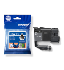 Brother LC521BK nero cartuccia originale per Brother DCP J1260W,DCP J1310DW,DCP J1360DW,DCP J1460DW capacità 500 pagine