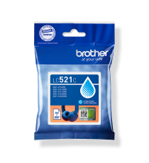 Brother LC521C ciano cartuccia originale per Brother DCP J1260W,DCP J1310DW,DCP J1360DW,DCP J1460DW capacità 500 pagine Brother LC521C ciano cartuccia originale per Brother DCP J1260W,DCP J1310DW,DCP J1360DW,DCP J1460DW capacità 500 pagine