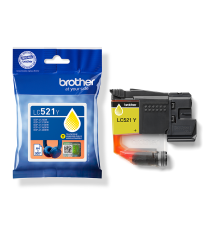 Brother LC521Y giallo cartuccia originale per Brother DCP J1260W,DCP J1310DW,DCP J1360DW,DCP J1460DW capacità 500 pagine Brother LC521Y giallo cartuccia originale per Brother DCP J1260W,DCP J1310DW,DCP J1360DW,DCP J1460DW capacità 500 pagine