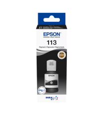 Epson Ecotank 113 nero C13T06B140 flacone inchiostro pigmentato originale per Epson EcoTank ET 16600,5800,16650 127ml