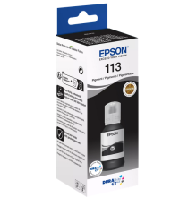 Epson Ecotank 113 nero C13T06B140 flacone inchiostro pigmentato originale per Epson EcoTank ET 16600,5800,16650 127ml Epson Ecotank 113 nero C13T06B140 flacone inchiostro pigmentato originale per Epson EcoTank ET 16600,5800,16650 127ml