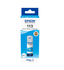 Epson Ecotank 113 ciano C13T06B240 flacone inchiostro pigmentato originale per Epson EcoTank ET 16600,5800,16650 70ml