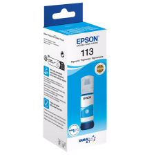 Epson Ecotank 113 ciano C13T06B240 flacone inchiostro pigmentato originale per Epson EcoTank ET 16600,5800,16650 70ml Epson Ecotank 113 ciano C13T06B240 flacone inchiostro pigmentato originale per Epson EcoTank ET 16600,5800,16650 70ml