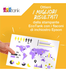 Epson Ecotank 113 giallo C13T06B440 flacone inchiostro pigmentato originale per Epson EcoTank ET 16600,5800,16650 70ml