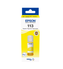 Epson Ecotank 113 giallo C13T06B440 flacone inchiostro pigmentato originale per Epson EcoTank ET 16600,5800,16650 70ml
