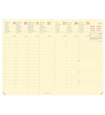 Agenda settimanale Affari Prestige ML 2026 - 10 x 15 cm - silk nero - Quo Vadis