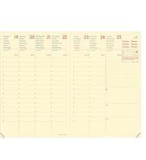 Agenda settimanale Affari Prestige ML 2026 - 10 x 15 cm - silk nero - Quo Vadis