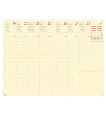 Agenda settimanale Affari Prestige ML 2026 - 10 x 15 cm - silk nero - Quo Vadis