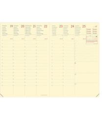 Agenda settimanale Affari Prestige ML 2026 - 10 x 15 cm - silk nero - Quo Vadis