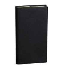 Agenda settimanale Italnote S 2026 - c/spirale - copertina Impala - 8,8 x 17 cm - nero - Quo Vadis