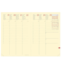 Agenda settimanale Ministro Prestige 2026 - 16 x 24 cm - silk bordeaux - Quo Vadis