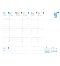 Agenda settimanale Presidente Equology 2026 - 21 x 27 cm - rosso - Quo Vadis