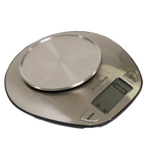 Bilancia da cucina Graal - con ciotola - peso massimo 5 kg - acciaio - Melchioni family