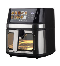 Friggitrice ad aria Gaia Plus - doppia resistenza - 38,8 x 33,7 x 38,5 cm - 8 L - nero - Melchioni family Friggitrice ad aria Gaia Plus - doppia resistenza - 38,8 x 33,7 x 38,5 cm - 8 L - nero - Melchioni family