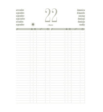 Libro prenotazioni ristorante 2026 - con copertina similpelle imbottita - 21 x 30 cm - blu