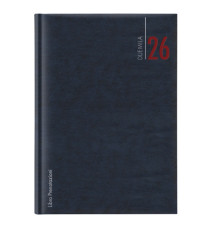 Libro prenotazioni ristorante 2026 - con copertina similpelle imbottita - 21 x 30 cm - blu