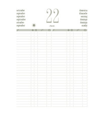 Libro prenotazioni ristorante 2026 - con copertina similpelle imbottita - 21 x 30 cm - blu