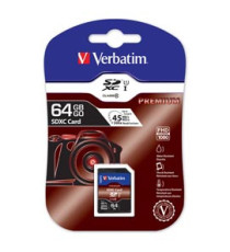 Verbatim - Scheda SDHC XC Class UH S-1 - 44024 - 64GB Verbatim - Scheda SDHC XC Class UH S-1 - 44024 - 64GB