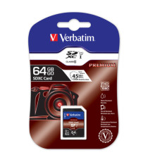 Verbatim - Scheda SDHC XC Class UH S-1 - 44024 - 64GB Verbatim - Scheda SDHC XC Class UH S-1 - 44024 - 64GB