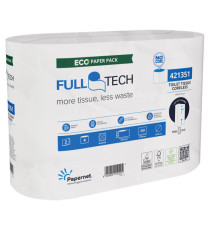 Carta Igienica FullTech - senza anima - 104,78 m - cellulosa - bianco - Papernet - pacco 4 rotoli Carta Igienica FullTech - senza anima - 104,78 m - cellulosa - bianco - Papernet - pacco 4 rotoli