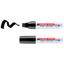 Marcatore a gesso liquido 4090 - punta scalpello - da 4 a 15mm - colori assortiti - Edding - astuccio 5 pezzi Marcatore a gesso liquido 4090 - punta scalpello - da 4 a 15mm - colori assortiti - Edding - astuccio 5 pezzi