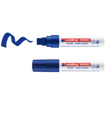Marcatore a gesso liquido 4090 - punta scalpello - da 4 a 15mm - colori assortiti - Edding - astuccio 5 pezzi Marcatore a gesso liquido 4090 - punta scalpello - da 4 a 15mm - colori assortiti - Edding - astuccio 5 pezzi