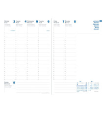 Agenda settimanale Ministro Equology 2026 - 16 x 24 cm - nero - Quo Vadis