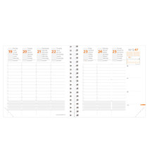 Agenda settimanale Time&Life 2026 - 16 x 16 cm - rosa cangiante - Quo Vadis Agenda settimanale Time&Life 2026 - 16 x 16 cm - rosa cangiante - Quo Vadis