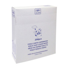 Copriwater rettangolare - in carta - 42 x 37,5 cm - Mar Plast - conf. 200 pezzi Copriwater rettangolare - in carta - 42 x 37,5 cm - Mar Plast - conf. 200 pezzi