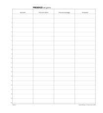 Registro firma presenza - 49 pag - 31 x 24,5 cm - DU1338100000 - Data Ufficio Registro firma presenza - 49 pag - 31 x 24,5 cm - DU1338100000 - Data Ufficio