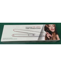 Piastra per capelli regolabile 160-220 gradi nera/viola, in ceramica, pronta in pochi secondi, adatta a tutti i tipi di capelli